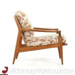 Milo Baughman for Thayer Coggin Archie Mid Century Walnut Lounge Chairs - Pair