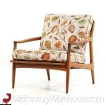 Milo Baughman for Thayer Coggin Archie Mid Century Walnut Lounge Chairs - Pair