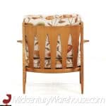 Milo Baughman for Thayer Coggin Archie Mid Century Walnut Lounge Chairs - Pair