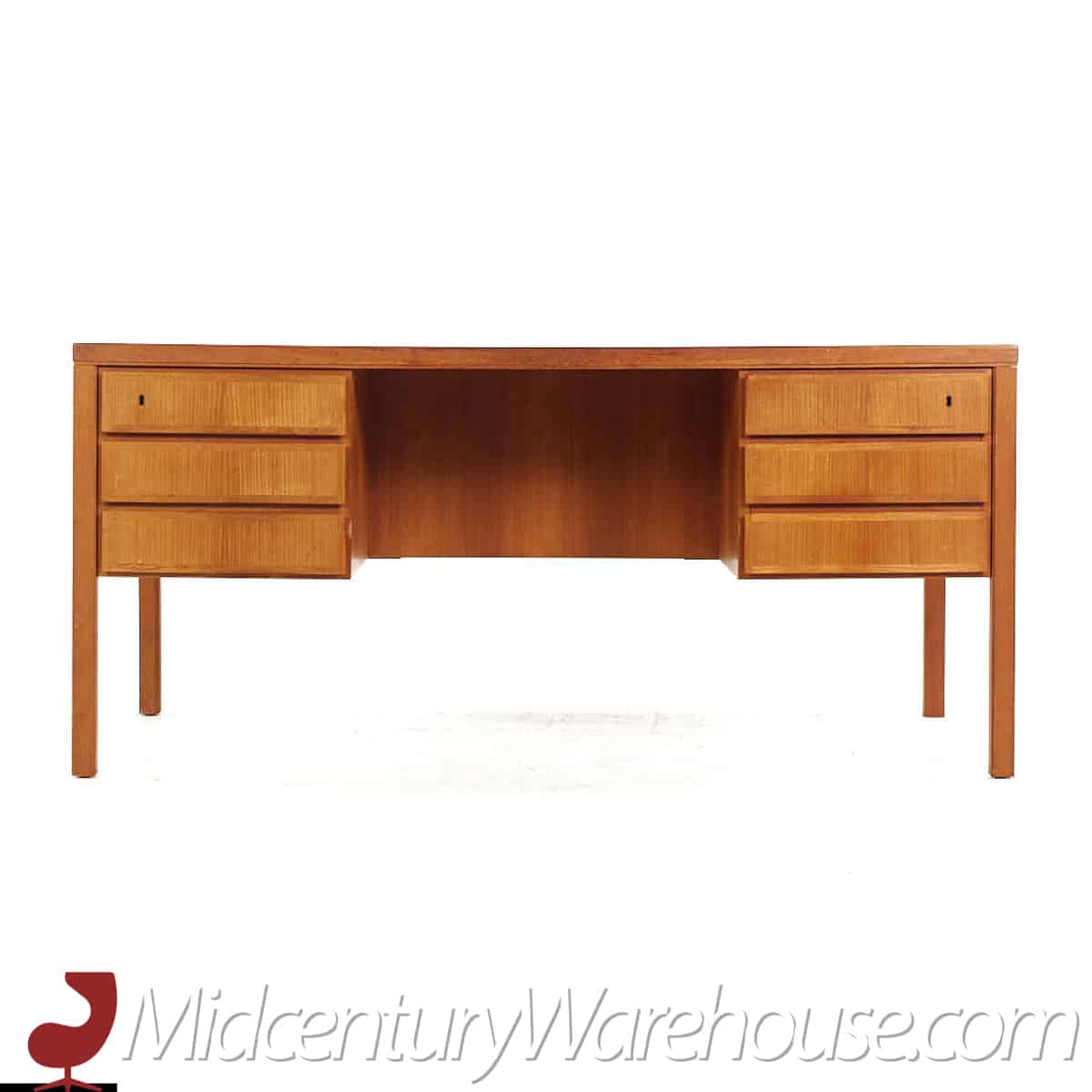 oman junn mid century danish model 77 teak desk