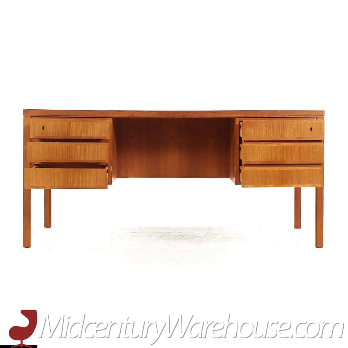 oman junn mid century danish model 77 teak desk