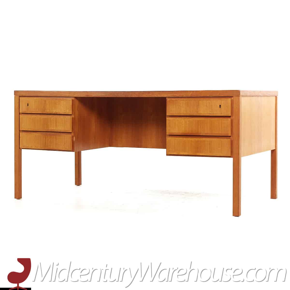 oman junn mid century danish model 77 teak desk