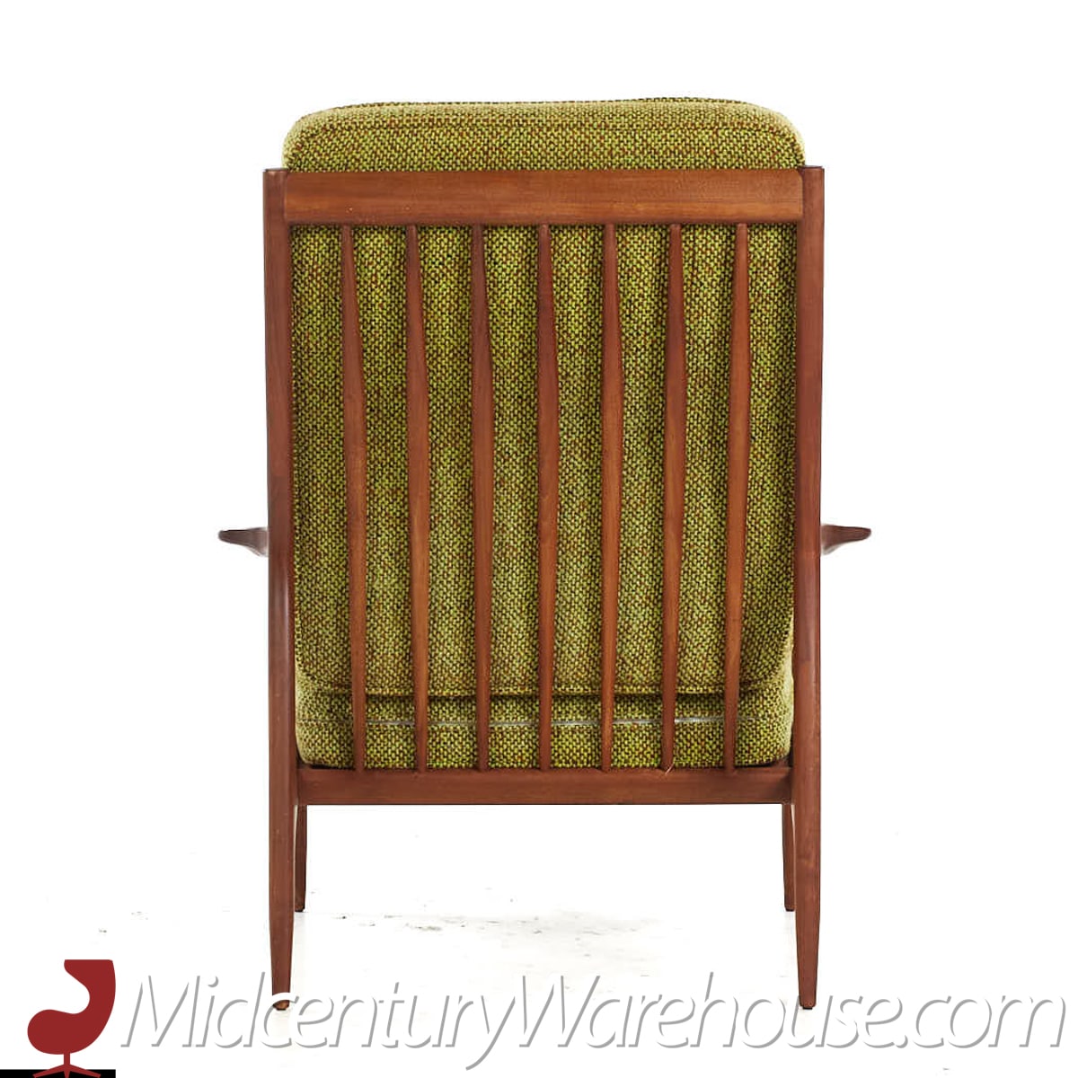 Selig Style Mid Century Walnut Lounge Chair
