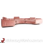 adrian pearsall for craft associates mid century half circle sectional sofa