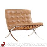 Mies Van Der Rohe for Knoll Mid Century Barcelona Lounge Chairs - Pair