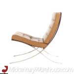 Mies Van Der Rohe for Knoll Mid Century Barcelona Lounge Chairs - Pair
