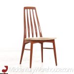 niels koefoeds hornslet eva mid century danish teak dining chairs - set of 8