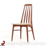 niels koefoeds hornslet eva mid century danish teak dining chairs - set of 8