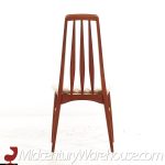 niels koefoeds hornslet eva mid century danish teak dining chairs - set of 8