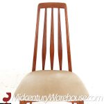 niels koefoeds hornslet eva mid century danish teak dining chairs - set of 8