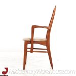 niels koefoeds hornslet eva mid century danish teak dining chairs - set of 8
