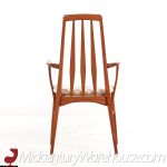 niels koefoeds hornslet eva mid century danish teak dining chairs - set of 8