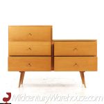 Paul Mccobb for Planner Group Mid Century Bench and Chest of Drawers