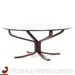 Sigurd Ressell for Vatne Mobler Mid Century Danish Round Coffee Table