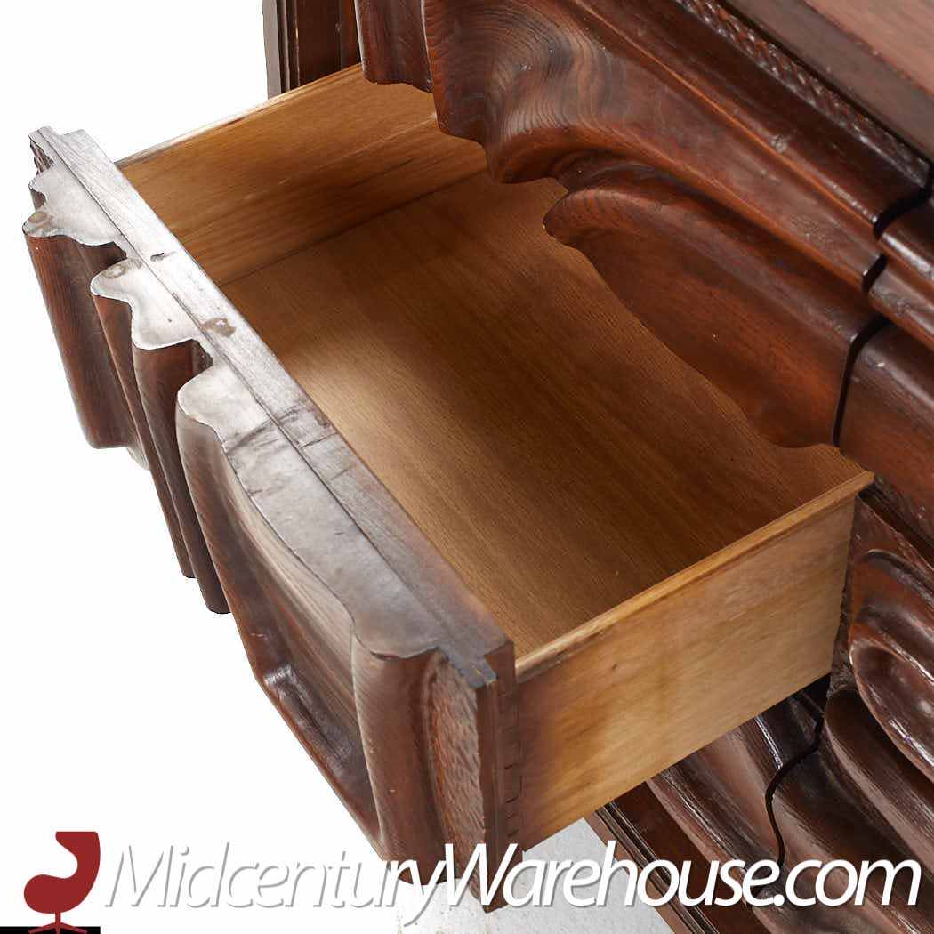 Witco Style Pulaski Oceanic Mid Century Lowboy Dresser