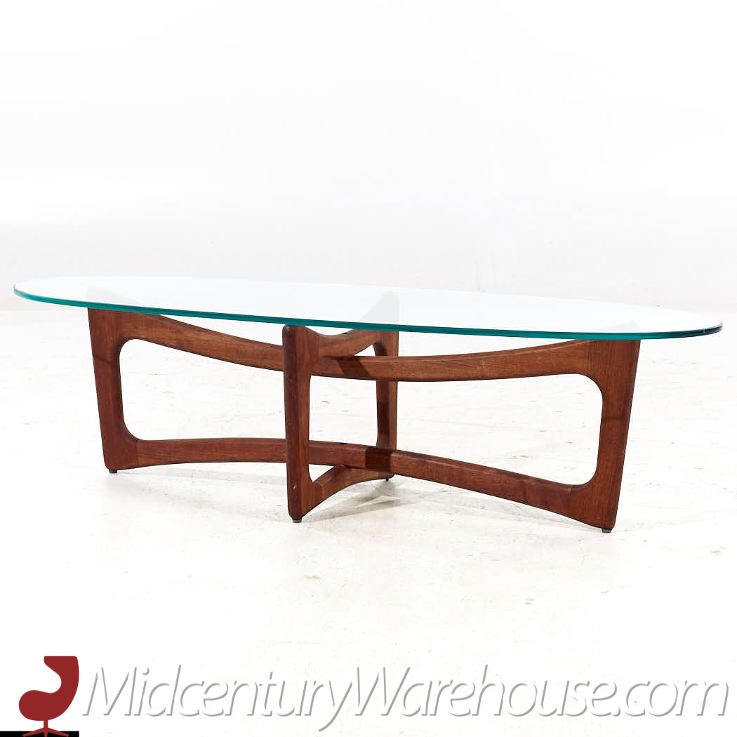 Adrian Pearsall for Craft Associates Mid Century Walnut Coffee Table