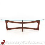 Adrian Pearsall for Craft Associates Mid Century Walnut Coffee Table