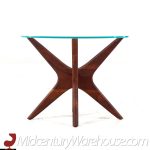 Adrian Pearsall for Craft Associates Walnut Jacks Side Tables - Pair