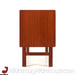 bernhardt pedersen style danish teak tambour door credenza and hutch