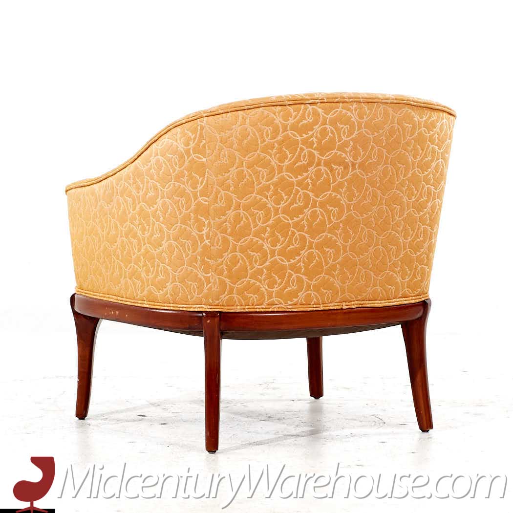 Erwin Lambeth Mid Century Walnut Lounge Chairs - Pair