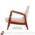 Jens Risom Mid Century Model U430 Walnut Lounge Chair