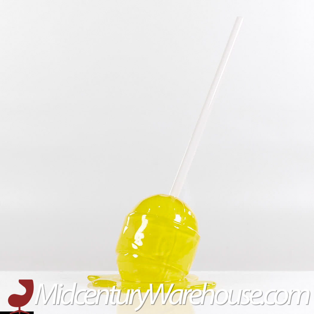 jonathan paul for desire obtain cherish mid century lemon meltdown lollipop sculpture