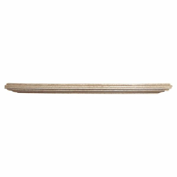 karl springer style mid century wall mounted shelf