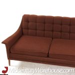 Kroehler Avant Mid Century Walnut Sofa