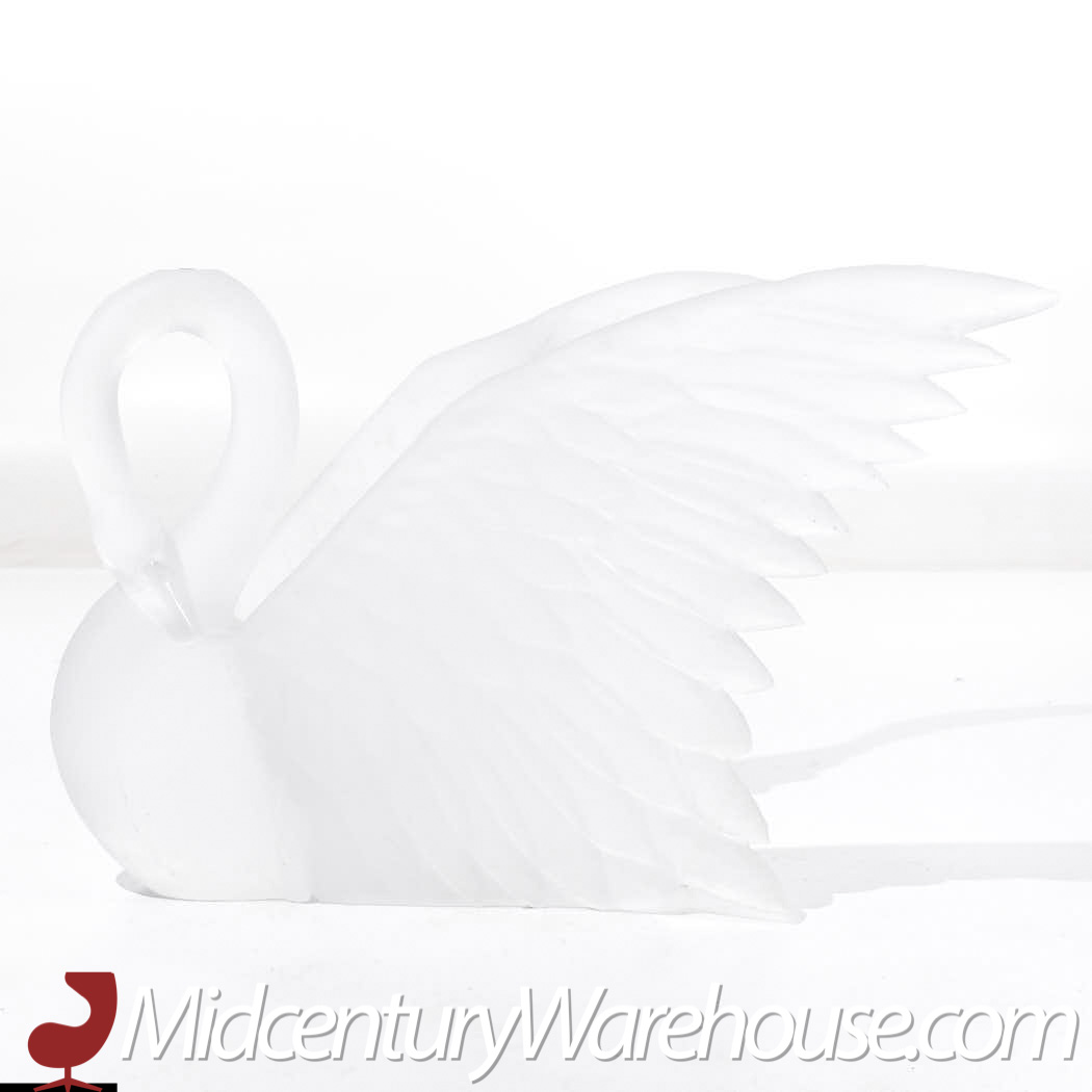 Mid Century Large Swan Figurine
