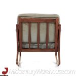 poul jensen style mid century walnut rocking chair