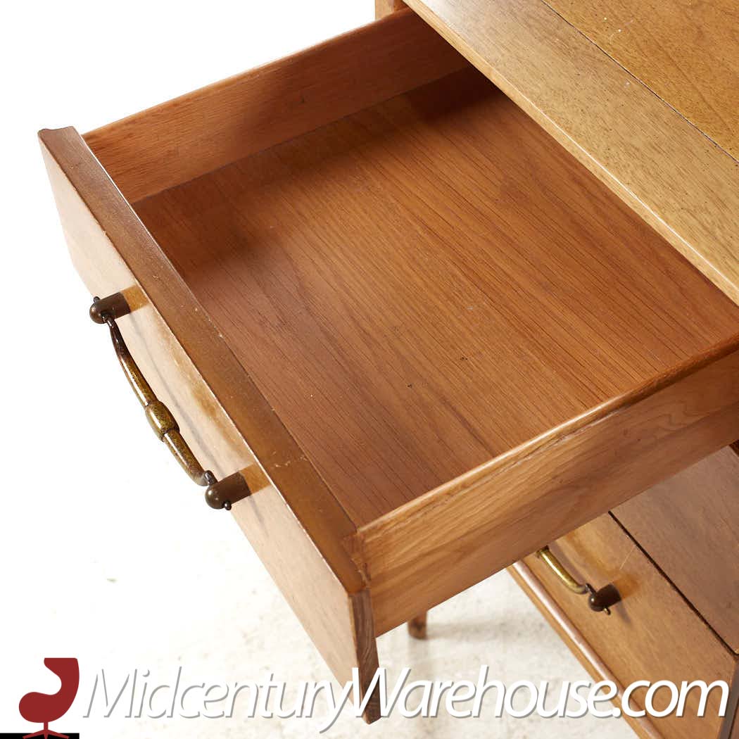 Tomlinson Sophisticate Walnut and Brass Desk