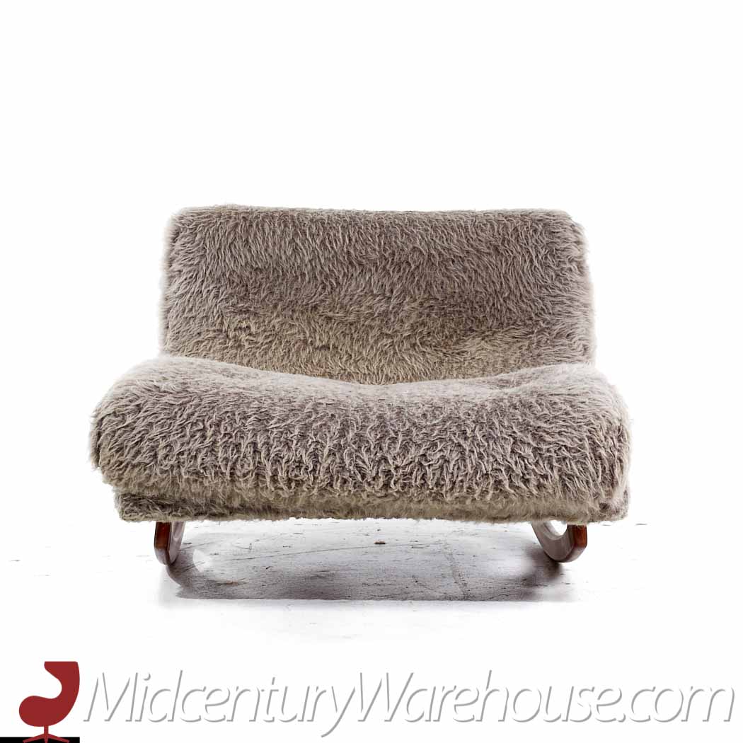 Adrian Pearsall for Craft Associates Mid Century Rocking Wave Chaise