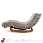Adrian Pearsall for Craft Associates Mid Century Rocking Wave Chaise