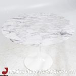 Eero Saarinen for Knoll Mid Century 42" Marble Top Tulip Dining Table