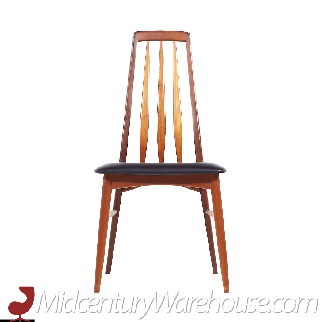 Niels Koefoed Eva Mid Century Danish Teak Dining Chairs - Set of 6