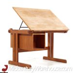 H. Sigh & Søns Mid Century Teak Adjustable Drafting Desk