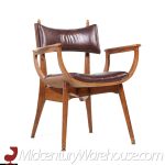 Harold Schwartz for Romweber Mid Century Captains Dining Chairs - Set of 6