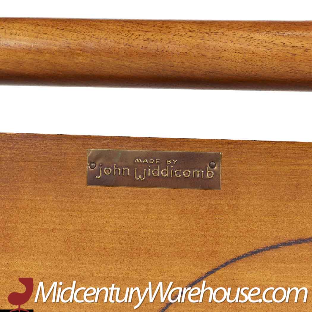 John Widdicomb Mid Century Walnut King Headboard