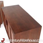 Lawrence Peabody for Nemschoff Mid Century Walnut Dresser Chests - Pair