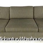 Milo Baughman Style Mid Century Rosewood Case Sofa