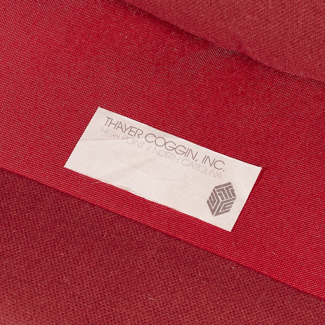 Milo Baughman for Thayer Coggin Mid Century Swivel Lounge Chairs - Pair