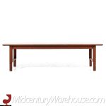 Mount Airy Janus Mid Century Walnut Bench Coffee Table