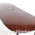 Ole Wanscher Mid Century Danish Rosewood Expanding Dining Table with 2 Leaves