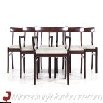 Ole Wanscher for Pj Furniture Mid Century Danish Rosewood Dining Chairs - Set of 6