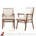 Robsjohn Gibbings for Widdicomb Mid Century Occasional Captains Chairs - Pair