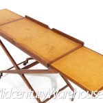 Tomlinson Sophisticate Mid Century Walnut Expanding Bar Cart