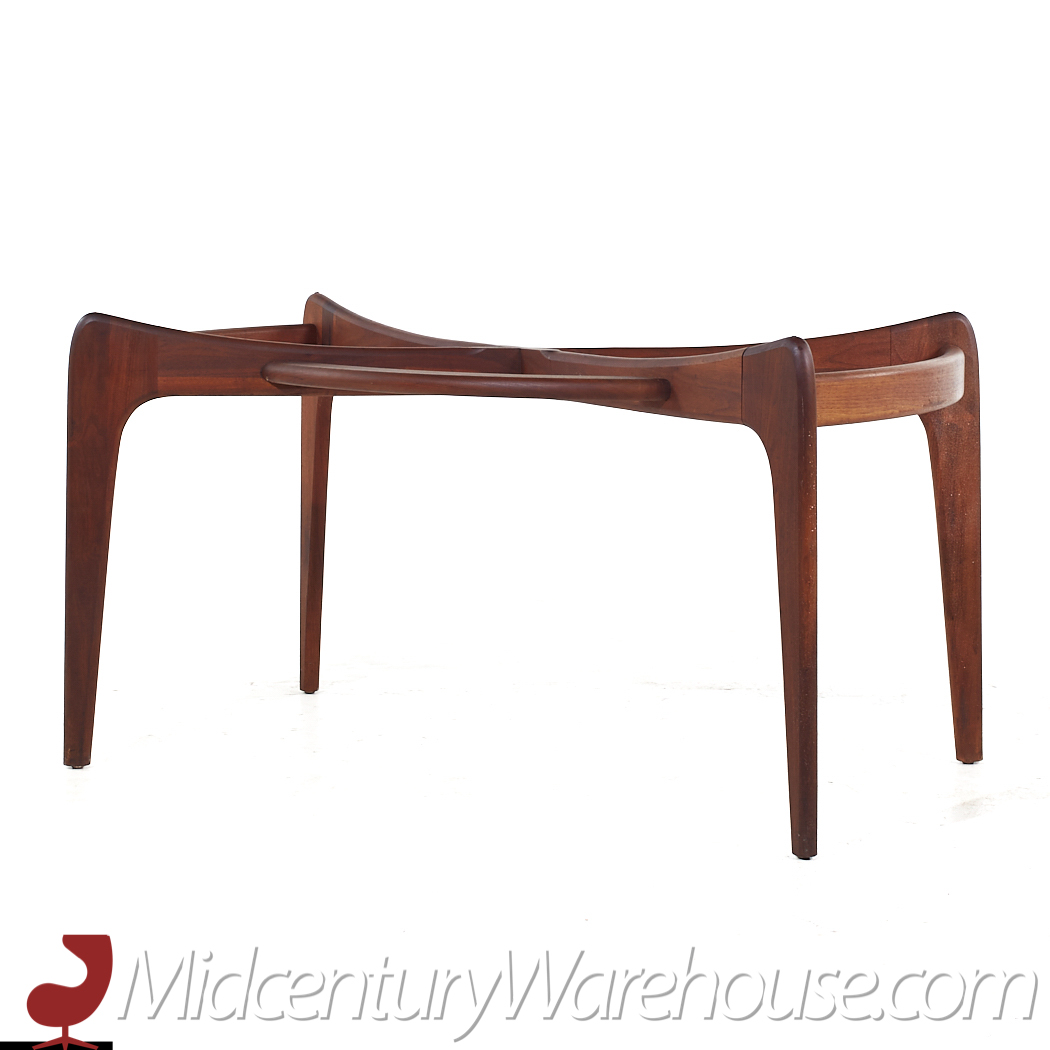 Adrian Pearsall Mid Century 2179-t Walnut Compass Dining Table