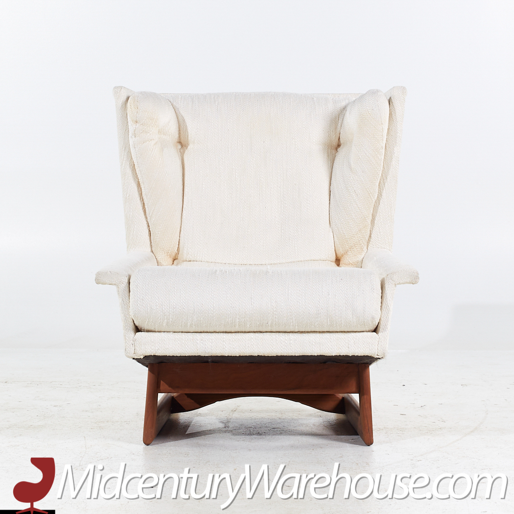 Adrian Pearsall for Craft Associates Mid Century Walnut Wingback Chair