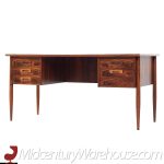 Arne Vodder Style Mid Century Danish Rosewood Desk