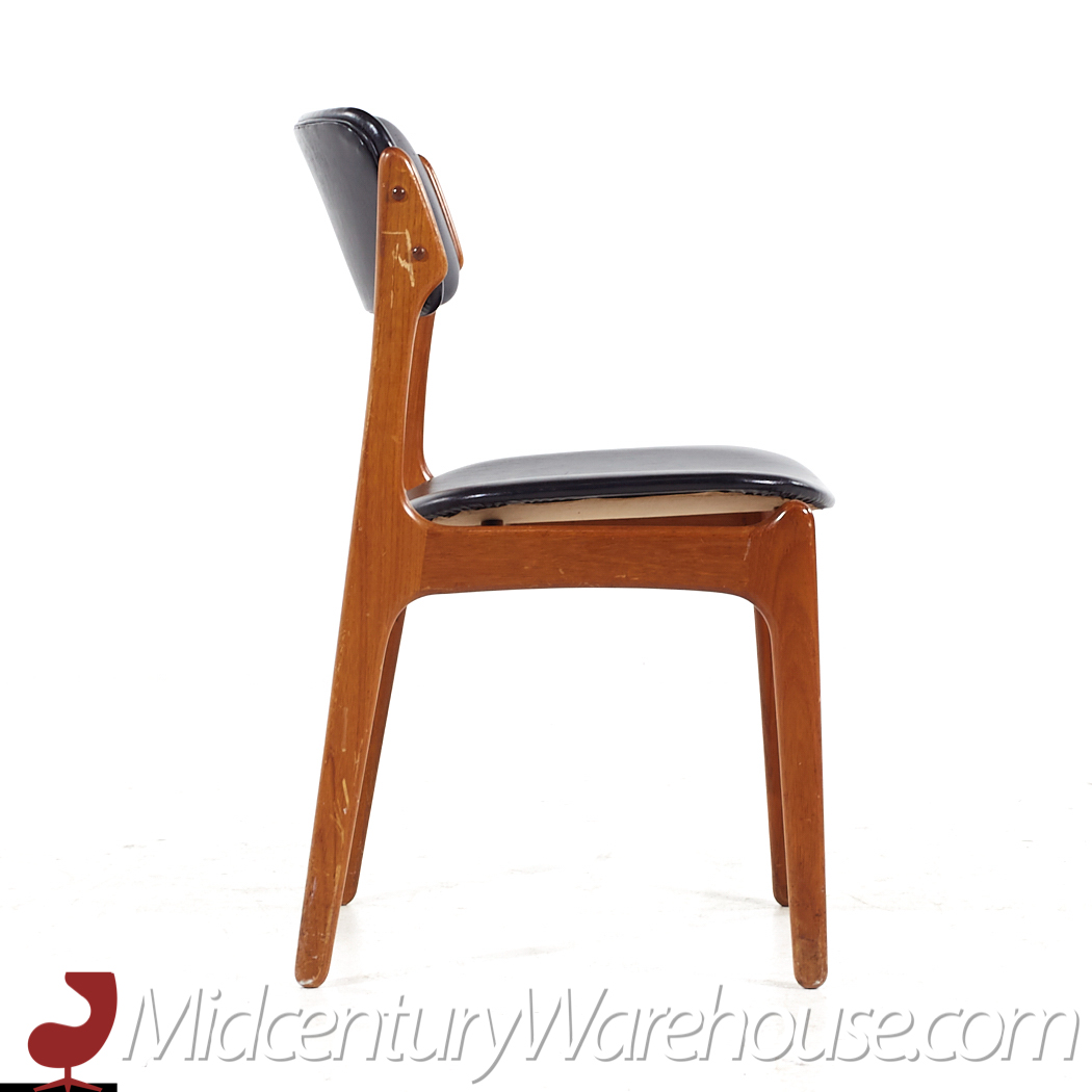 Erik Buch Model 49 Mid Century Danish Teak Chairs